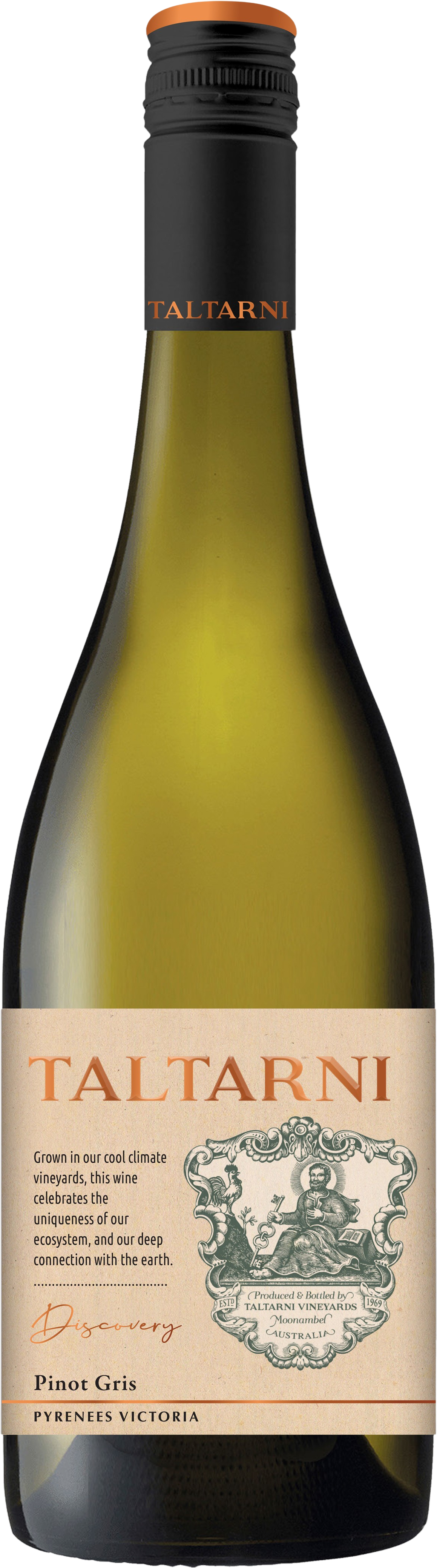 Taltarni Discovery Pinot Gris 2024 Pyrenees bottle